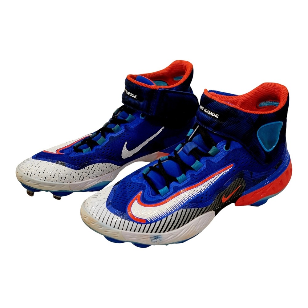 Nike Alpha Huarache Elite 4 Mid Father's Day Baseball Cleats Sz 13 FJ8877-400
